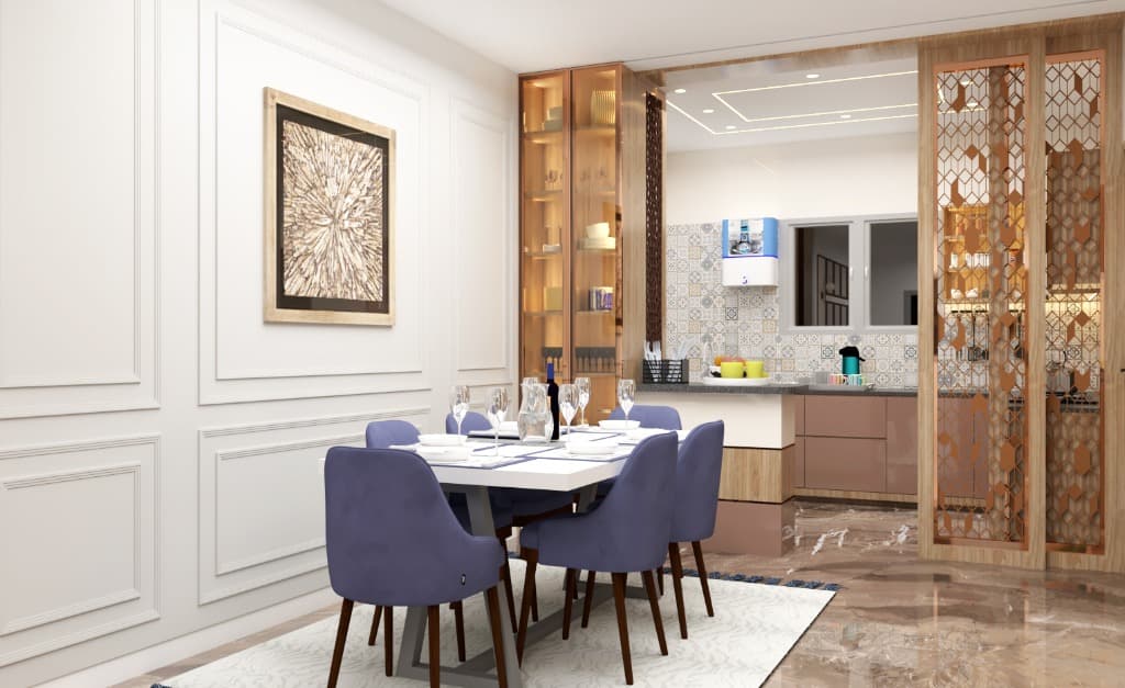 Blue Dining Suite